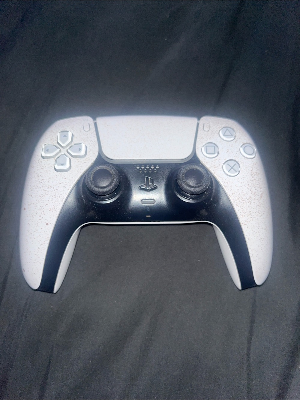 Sony DualSense Wireless Controller - White with Black Accents (With Stick Drift)